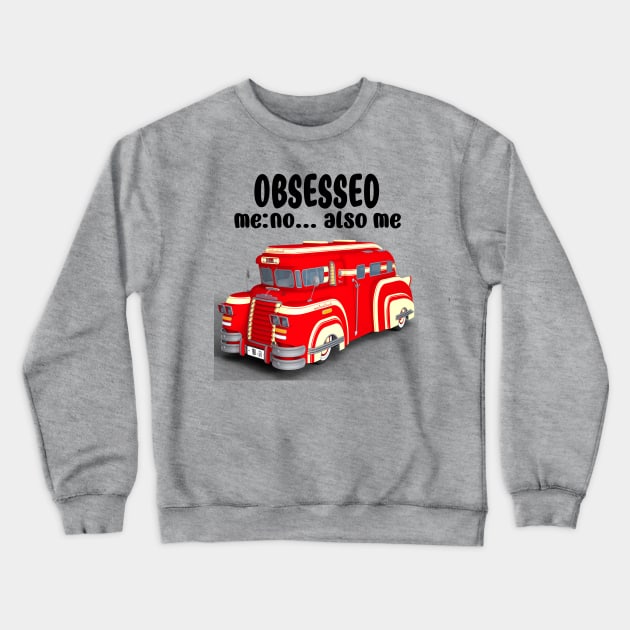 Hot Rod Obsession Crewneck Sweatshirt by The Angry Possum
